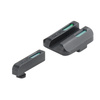 TruGlo - TFX Tritium-Fiber Optic Aiming Instruments - Glock 17/19 - Low Profile - White Perimeter - TG13GL1A