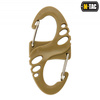 M-Tac - Double Carabiner S-Hook - 	Coyote - MTC-SHKCRBNR-COY