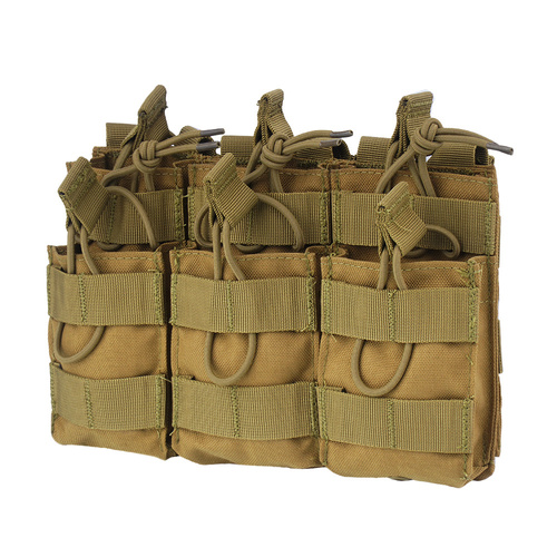Condor - Triple Stacker M4 Mag Pouch - MOLLE - Coyote Brown - MA44-498