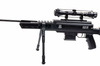 Black Ops - Sniper Power Piston Break-Action Rifle with 4x32 Scope and Bipod - 4.5 mm - B1090