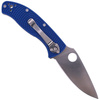 Spyderco - Folding Knife Tenacious FRN Blue - Folder - CPM S35VN - Plain - Blue - C122PBL