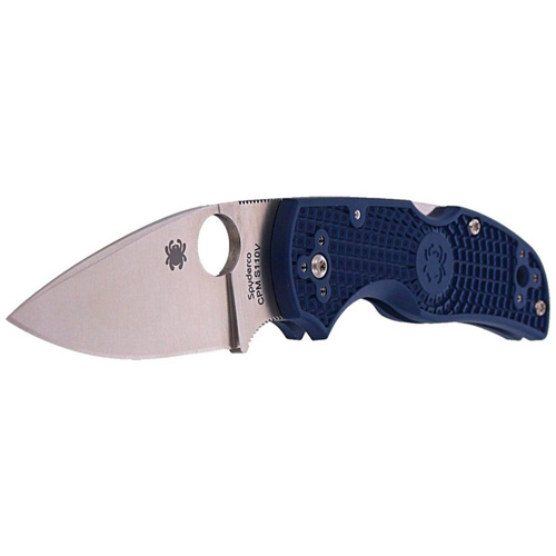 Spyderco - Folding Knife EDC Native 5 - Leaf-Shaped - FRN - CPM S110V - Dark Blue - C41DBL5