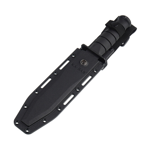 Ka-Bar 1271 - Fighter military knife - Combo - Black.
