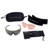 SwissEye - Ballistic Glasses Blackhawk With Visor Set - Brown Frame - 40422