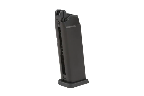 WE - Low-Cap Gas Magazine for G19/23 Replicas - 20 rounds - Black - WET-05-014305