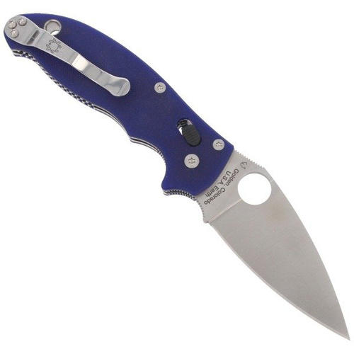 Spyderco - Manix™ 2 G-10 Dark Blue CPM S110V Knife - C101GPDBL2