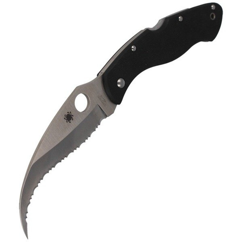Spyderco - Civilian™ G-10 Black Knife - C12GS