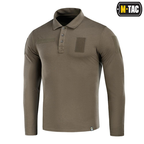 M-Tac - Tactical Polo Shirt with Long Sleeves - Dark Olive - 80021048