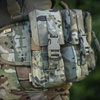 M-Tac - Carrier Pouch for Two AR/AK Magazines - Fastex - Cordura 500D - MultiCam - 10013108