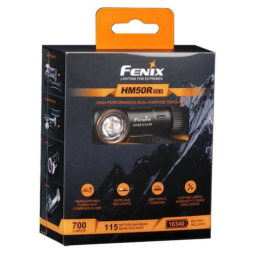 Fenix - Rechargeable LED Headlamp HM50R V2.0 - 700 lm - 700 mAh - HM50R V2.0