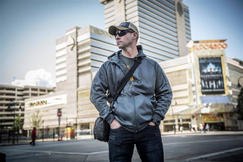 Helikon - Urban Tactical Hoodie® - Fullzip - Poliester - Black - BL-UHF-PO-01