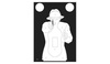 TS-9 Shilouette target - White - 10 pcs 