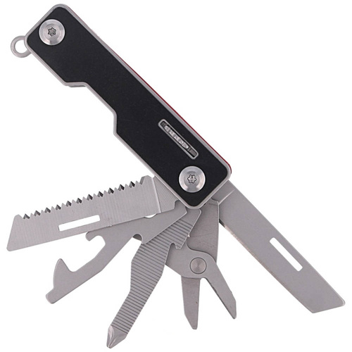 FOX - BlackFox Pocket Boss multitool - 9 tools - Red - BF-205 R. 