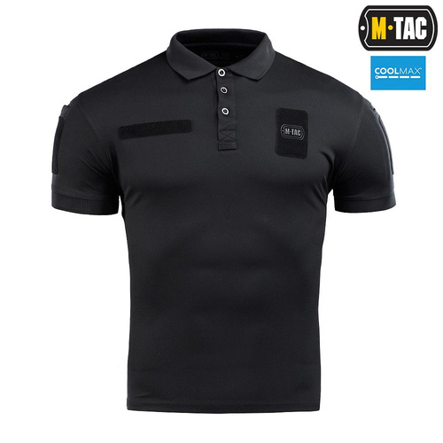 M-Tac - Polo Shirt Elite Tactical Coolmax - Black - 80010002