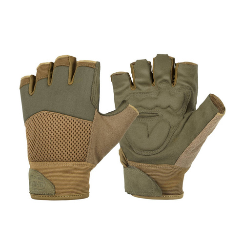 Helikon - Half Finger Mk2 Tactical Gloves - Olive Green / Coyote - RK-HF2-NE-0211A