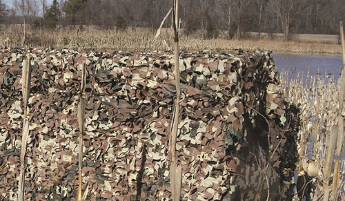 Mil-Tec - Camouflage Net - 3 x 1.1 m - Flecktarn - 14461021