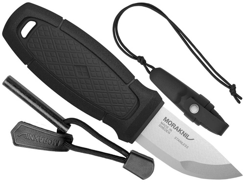Morakniv - Eldris Fire Starter Neck Knife Kit - Black - 12629
