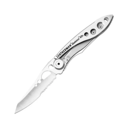 Leatherman - Folding Knife Skeletool KBX EDC - Combo Blade - Stainless - 833176