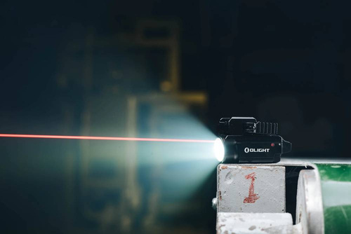 Olight - Weapon LED Light with Laser Sight BALDR RL MINI - 600 lumens - Black