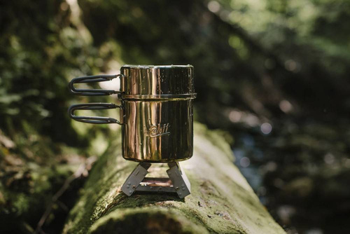 Esbit - Tourist Pot with Lid  - Stainless Steel - 1 L - PT1000ST