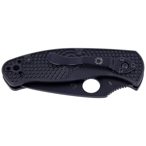 Spyderco - EDC Knife Persistence Lightweight - Black Blade Plain- Black - C136PBBK