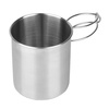 Mil-Tec - Stainless steel mug with foldable handle - 800 ml - 14602800