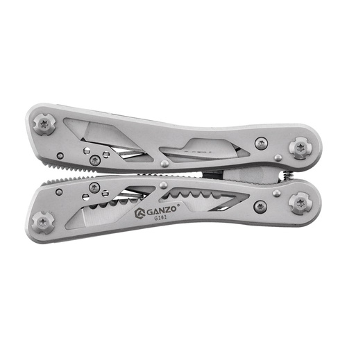 Ganzo - Multtitool with Bit Set - 24 Tools - Silver - G202