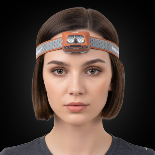 Mactronic - Headlamp VAYA - 480 lm - Dual Source System - Orange - AHL0091