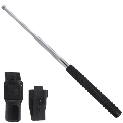 ESP - Hardened expandable baton with holder - 21" - Extra Grip handle - Chrome - EXB-21H CHR BH-54