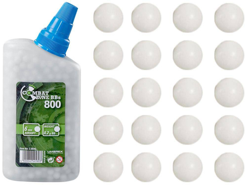 Umarex - Combat Zone Basic ASG BBs - 0,20 g - 800 pcs - White - 2.5676