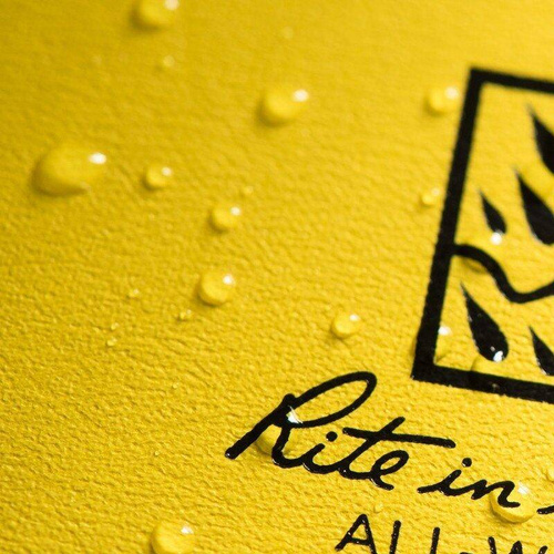 Rite in the Rain - Waterproof Notebook Large Bound Book - 223 x 175 mm - 80 Sheets - Yellow - 370F-LG
