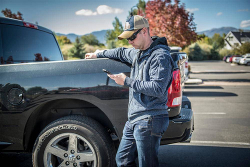 Helikon - Covert Tactical Hoodie - Fullzip - Blue Mélange - BL-CHF-SF-M2