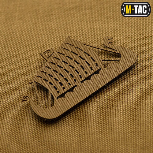 M-Tac - Laser cut Drakkar patch - Coyote - 51170005