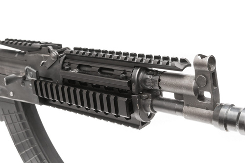 SVRN - RIS / Picatinny Hand Guard for AK - Aluminum - Black - SVRN-AK-HGR-01