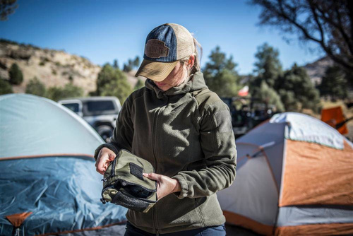 Helikon - Women's Cumulus® Women's Fleece Sweatshirt - Black - BL-CBW-HF-01