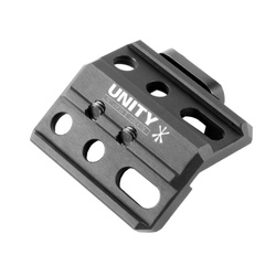 Unity Tactical - Fusion Micro Hub Mount for Picatinny Rail - Black - FUS-MHB