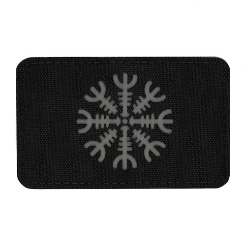 M-Tac - Helm of Terror Patch - 500D Cordura - Laser Cut - Horizontal - Gray/Black - 51222211