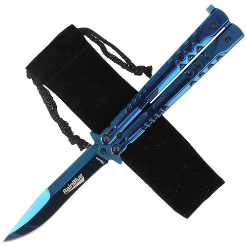 Martinez Albainox - Butterfly knife Balisong Rainblue - 36246