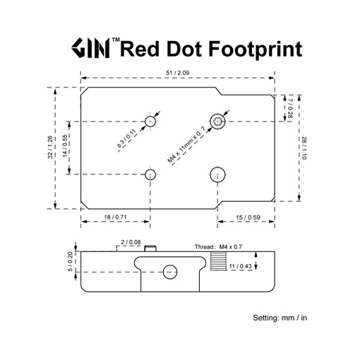 Vector Optics - Open Collimator Frenzy Flex 1x26x32 - GIN - Black - SCRD-79