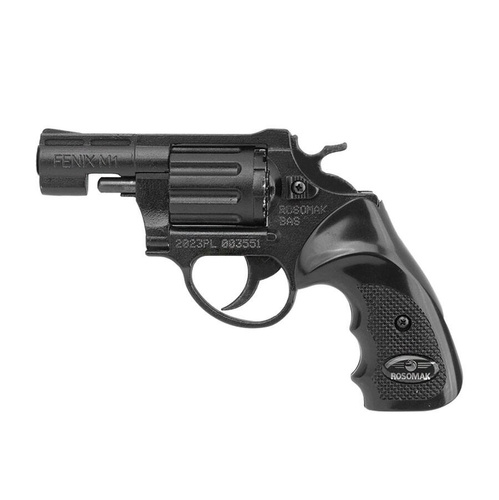 Rosomak - Starter Revolver Mod. FENIX M1 - 9-shot - 6 mm Long / 6 mm Short - Black