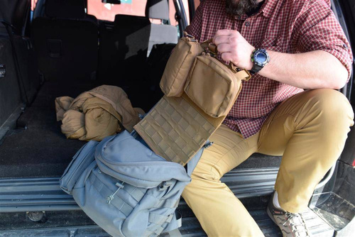 Helikon - Velcro Panel Insert MOLLE Adapter 2 - Cordura - Coyote - IN-MA2-CD-11