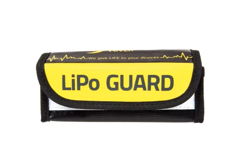Electro River - Li-Po Box Battery Protection Bag - Black / Yellow - ELR-06-024600