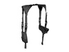 Leapers - Deluxe Tactical Shoulder Holster - Black - PVC-H170B.