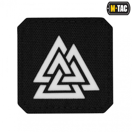 M-Tac - Laser Cut Valknut Square Patch - Black - 51162299.