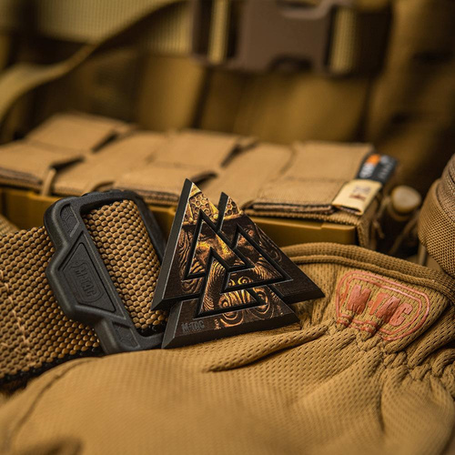 M-Tac - 3D PVC Valknut Patch - Black / Coyote - 51161205