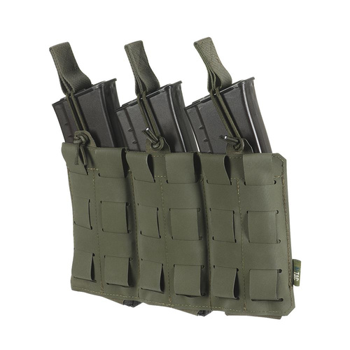 M-Tac - Triple Magazine Pouch for AR / AK Elite Laser Cut - Ranger Green - 10145123