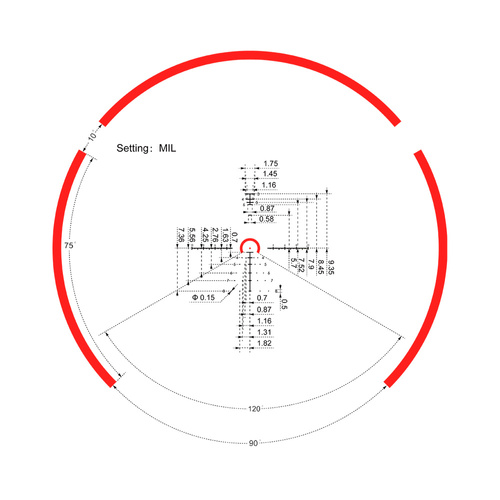 Vector Optics - Constantine 1-8x24 RAR Rifle Scope - 30 mm - First Focal Plane - SCFF-60