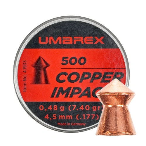 Walther - Airgun pellets Diabolo Walter Copper Impact - 4.5 mm - 500 pcs - 4.1933