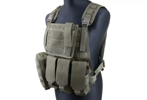 GFC Tactical - Tactical Plate Carrier Vest MBSS - Nylon - Olive - GFT-18-001014