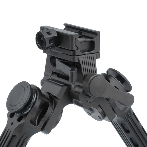UTG - Big Bore Bipod - 10'' - 15'' - Picatinny - Black - TL-BPFS01-A